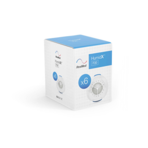 Plano próximo do Humidx F20 pacote com 6
