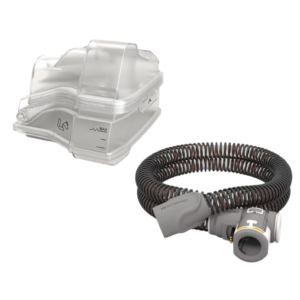 Vista de cima do umidificador e do Climateline para Airsense S11