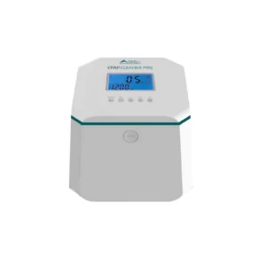 Vista frontal do limpador CPAP